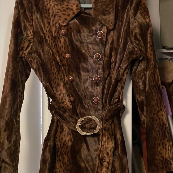 NWO Gorgeous Leopard Calf  Hair Jacket Size Med$1150.00 SOLD - Picture 1 of 11
